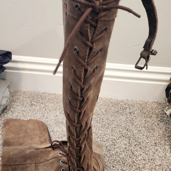 Brand new Over the knee suede boots - Picture 2 of 2
